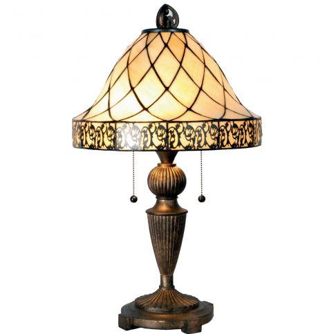 Tiffany stolní lampa Roma (Ø 36*62 cm výška) (41688) - aaaHome.cz