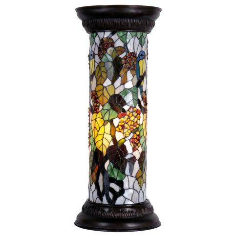 Tiffany podlahová lampa Královská zahrada (Ø 31*78 cm) (41659) - aaaHome.cz