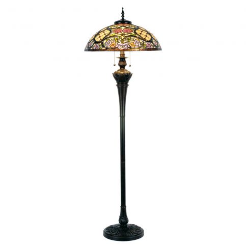 Tiffany podlahová lampa Rajská zahrada (Ø 55*150 cm výška) (41701) - aaaHome.cz