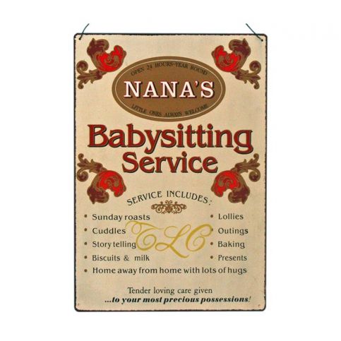 Nástěnná dekorace Nanas Babysitting Service - Vivre.cz