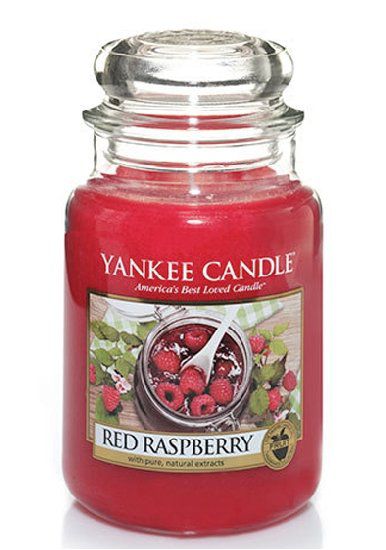 Yankee Candle vonná svíčka Red Raspberry Classic velká - Different.cz