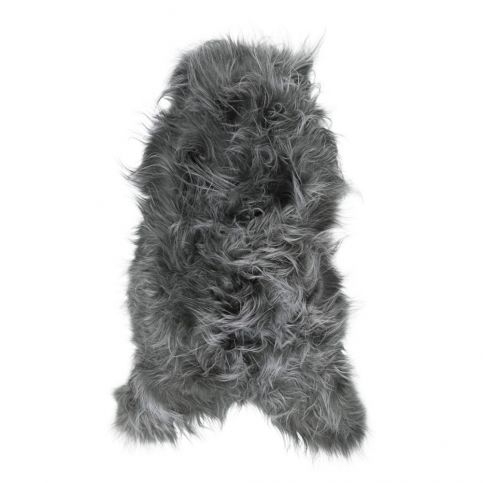Tmavě šedá ovčí kožešina s dlouhým chlupem Arctic Fur Ptelja, 100 x 55 cm - Bonami.cz