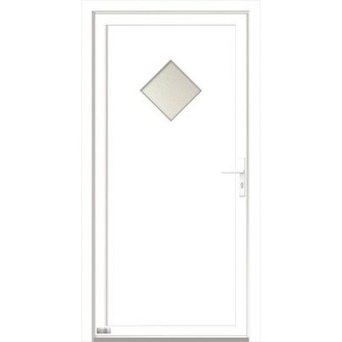 Vedlejší vchodové dveře A150 plastové, 98 P, bílé - Favi.cz