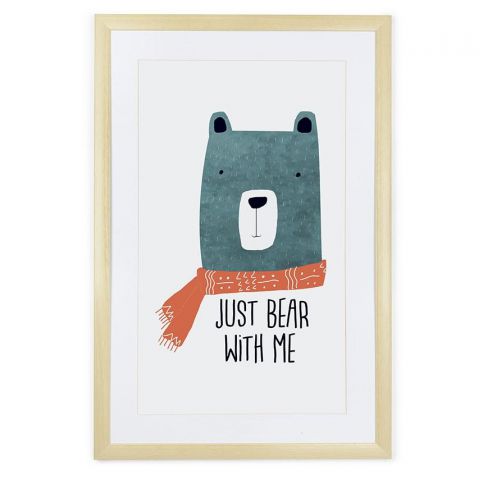 Obraz Just Bear With Me 40x60 cm - Vivre.cz