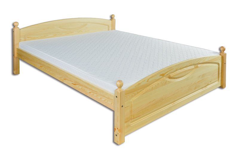 LK103-120 dřevěná postel masiv dvoulůžko 120x200 cm Drewmax (Kvalitní nábytek z borovicového masivu) - Favi.cz