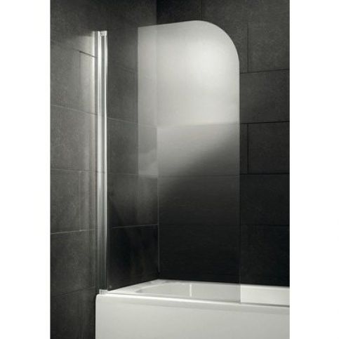 Vanová zástěna Form & style NEW TAHITI deluxe 140x75 cm, otočná, čiré sklo chromový vzhled - Favi.cz