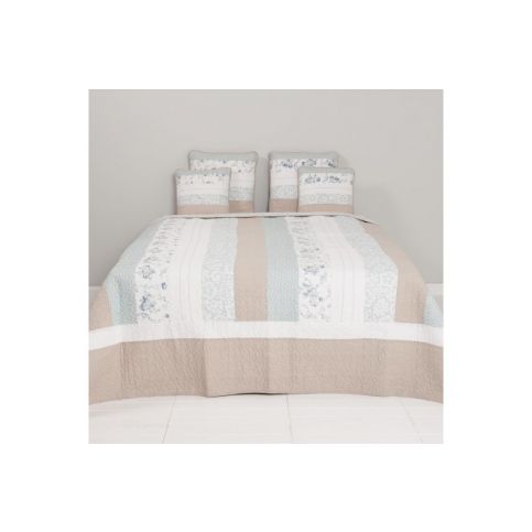 Přehoz na dvoulůžkové postele Quilt 139 - 260*260 cm Clayre & Eef - LaHome - vintage dekorace