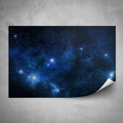 Plakát - Modrý vesmír (60x40 cm) - PopyDesign - Popydesign