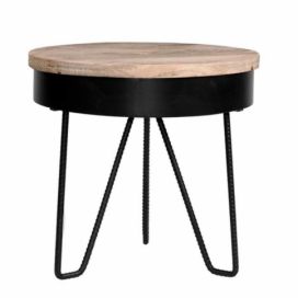 LABEL51 odkládací stolek SARAN světlý Color: Black