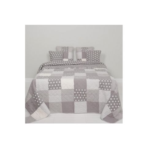 Přehoz na jednolůžkové postele Quilt 095 -  180 * 260cm Clayre & Eef - LaHome - vintage dekorace
