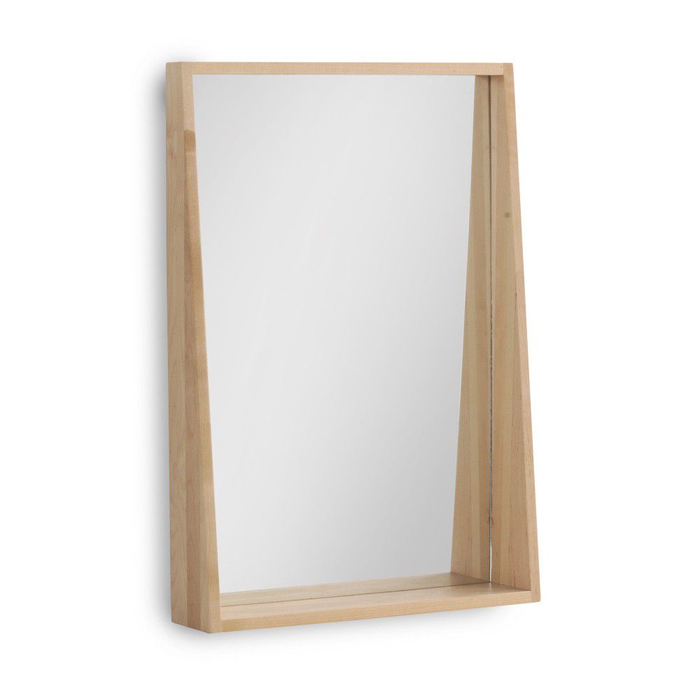 Nástěnné zrcadlo z březového dřeva Geese Pure, 65 x 45 cm - Bonami.cz