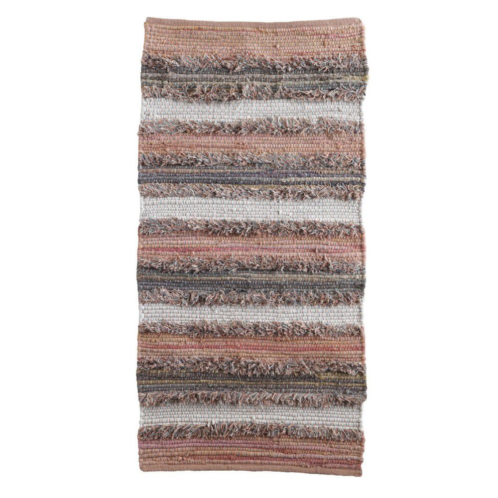 Šedo-růžový vzorovaný koberec Geese Ceylon, 120 x 60 cm - Bonami.cz