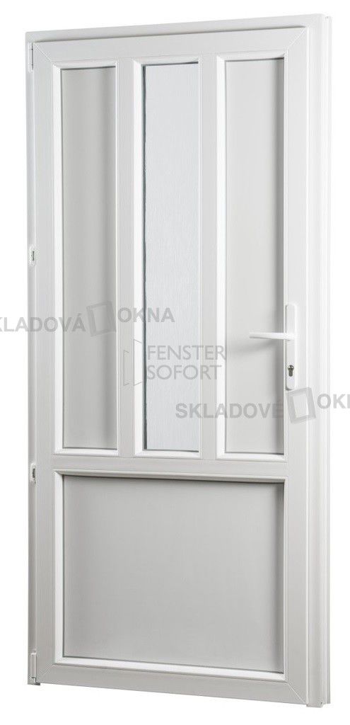 Vedlejší vchodové dveře PREMIUM, levé - SKLADOVÁ-OKNA.cz - 980 x 2080 - Skladová Okna