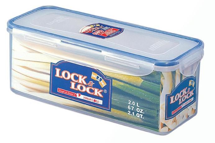 LOCKNLOCK Dóza na potraviny LOCK, objem 2 l, 10, 9 x 27 x 10, 1 cm - Kitos.cz
