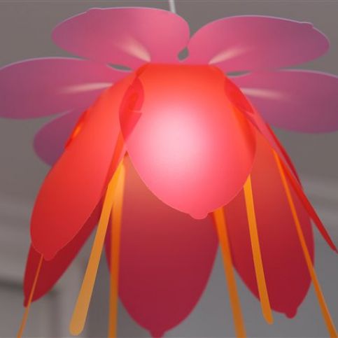 Forclaire Dětská lampa květ - různé barvy Lila-fuchsia - ATAN Nábytek