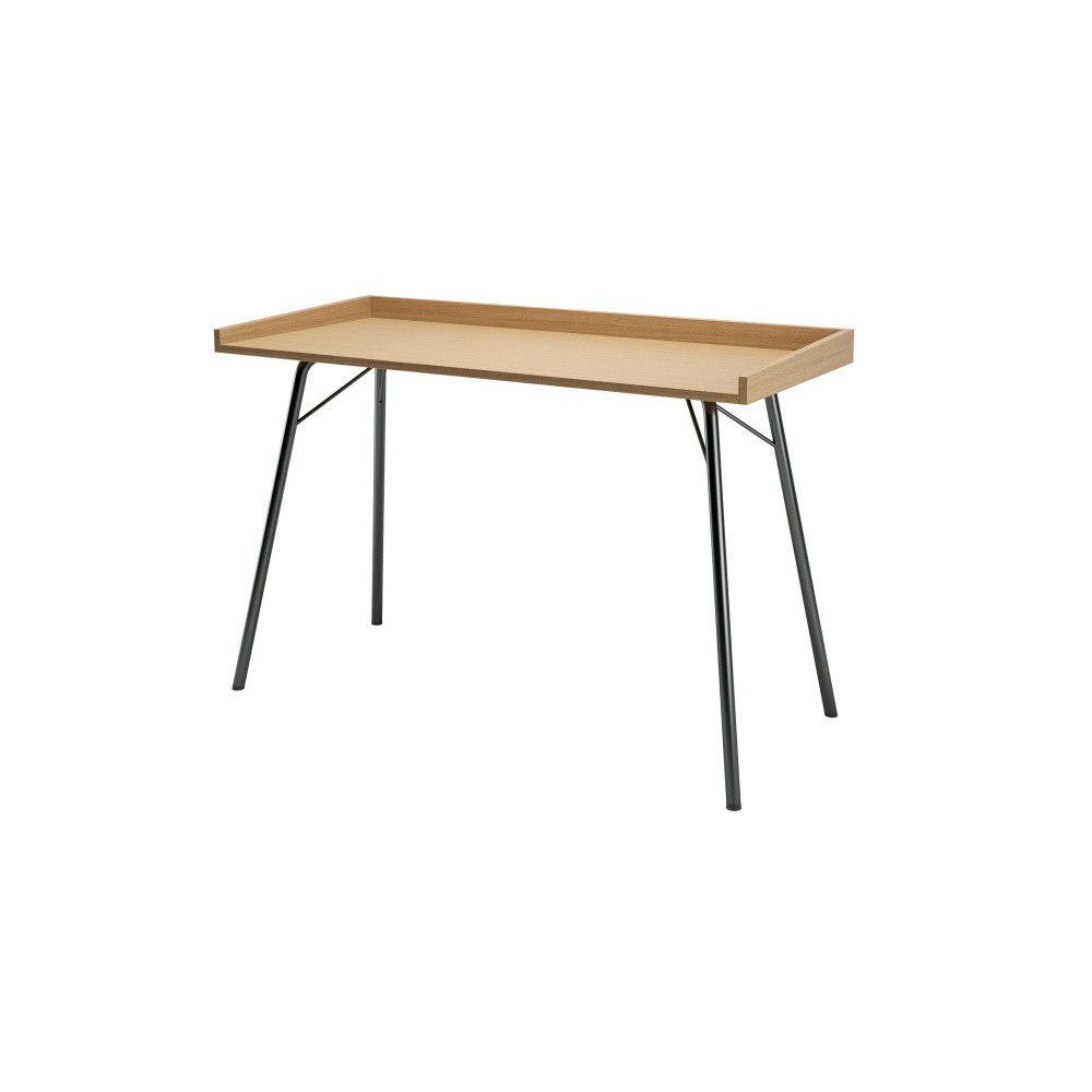 Pracovní stůl s deskou v dubovém dekoru 52x115 cm Rayburn – Woodman - Bonami.cz