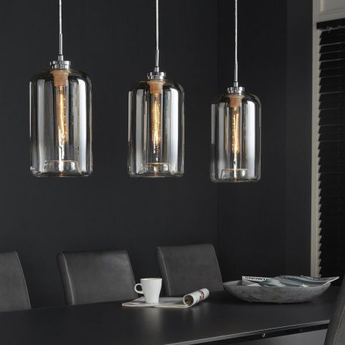 Designová závěsná lampa skleněné láhve - Nábytek aldo - NE
