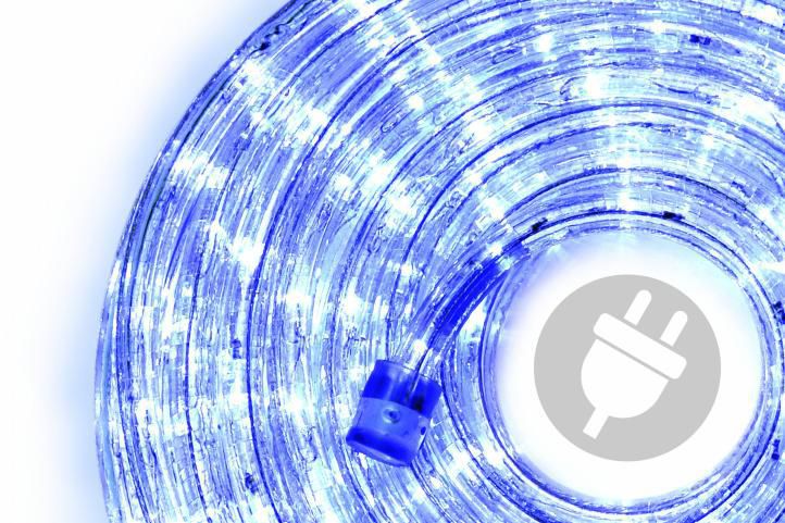 Nexos LED světelný kabel 20 m - modrá, 480 diod - Kokiskashop.cz