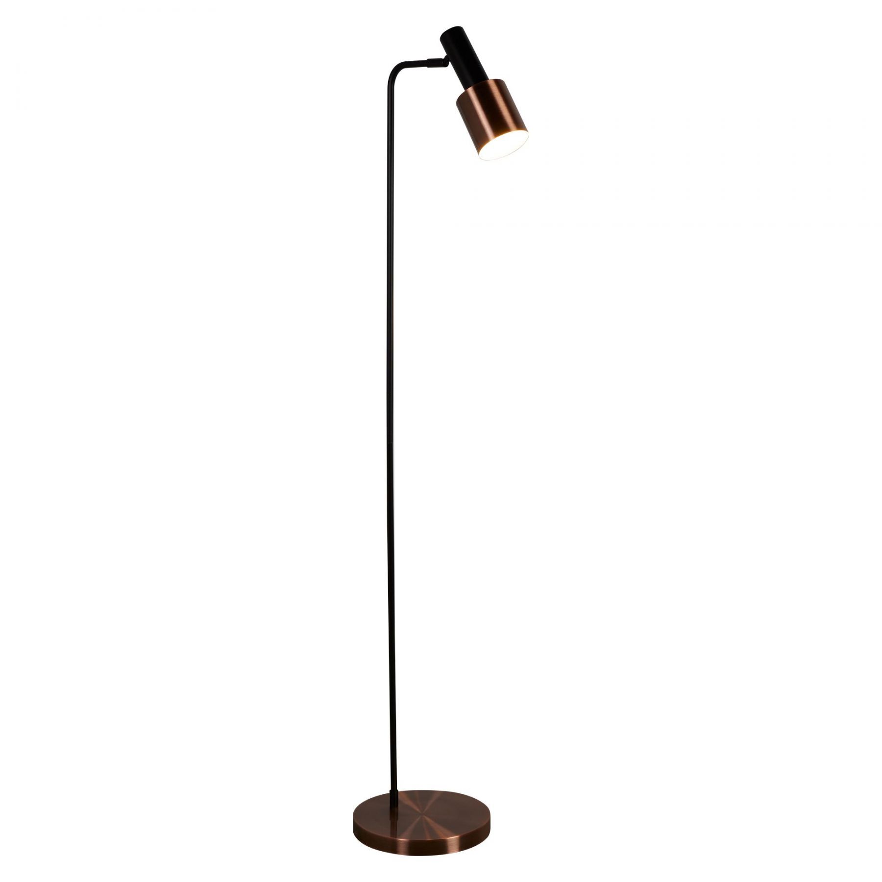 House Doctor Zlatá kovová stojací lampa Precise 124 cm - Svítidla FEIM