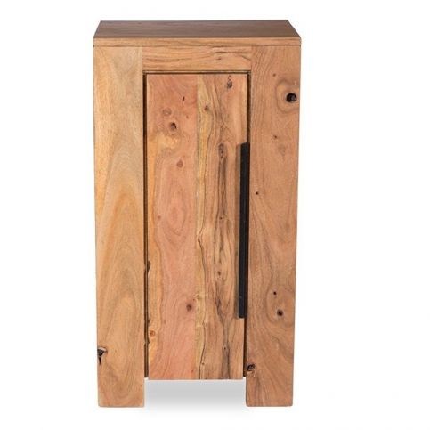 Nízká koupelnová skříňka  z akáciového dřeva Woodking Wellington - Bonami.cz