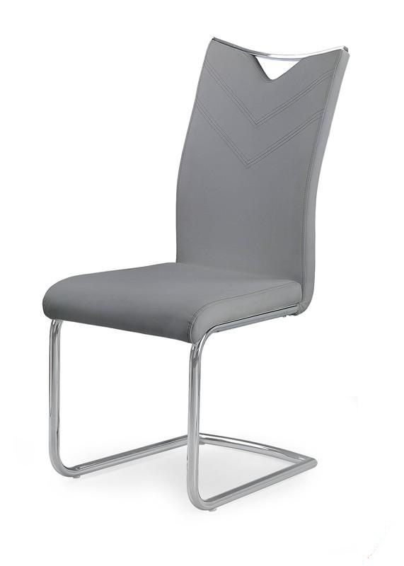 Halmar Jídelní židle K224, šedá - ATAN Nábytek