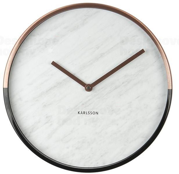 Designové nástěnné hodiny 5605WH Karlsson 30cm - FORLIVING
