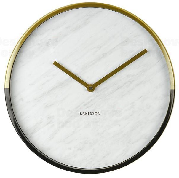 Designové nástěnné hodiny 5606WH Karlsson 30cm - FORLIVING
