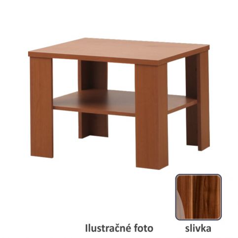 Konferenční stolek, malý, švestka, INTERSYS 21 - maxi-postele.cz