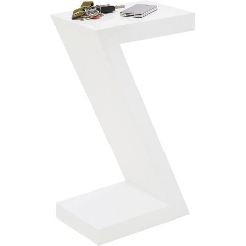 Odkládací stolek Z - bílý - KARE