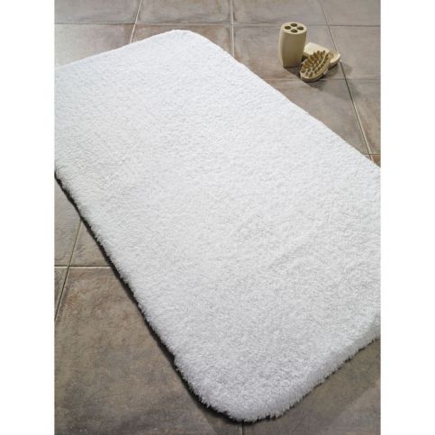Bílá koupelnová předložka Confetti Bathmats Organic 2000, 60 x 100 cm - Bonami.cz