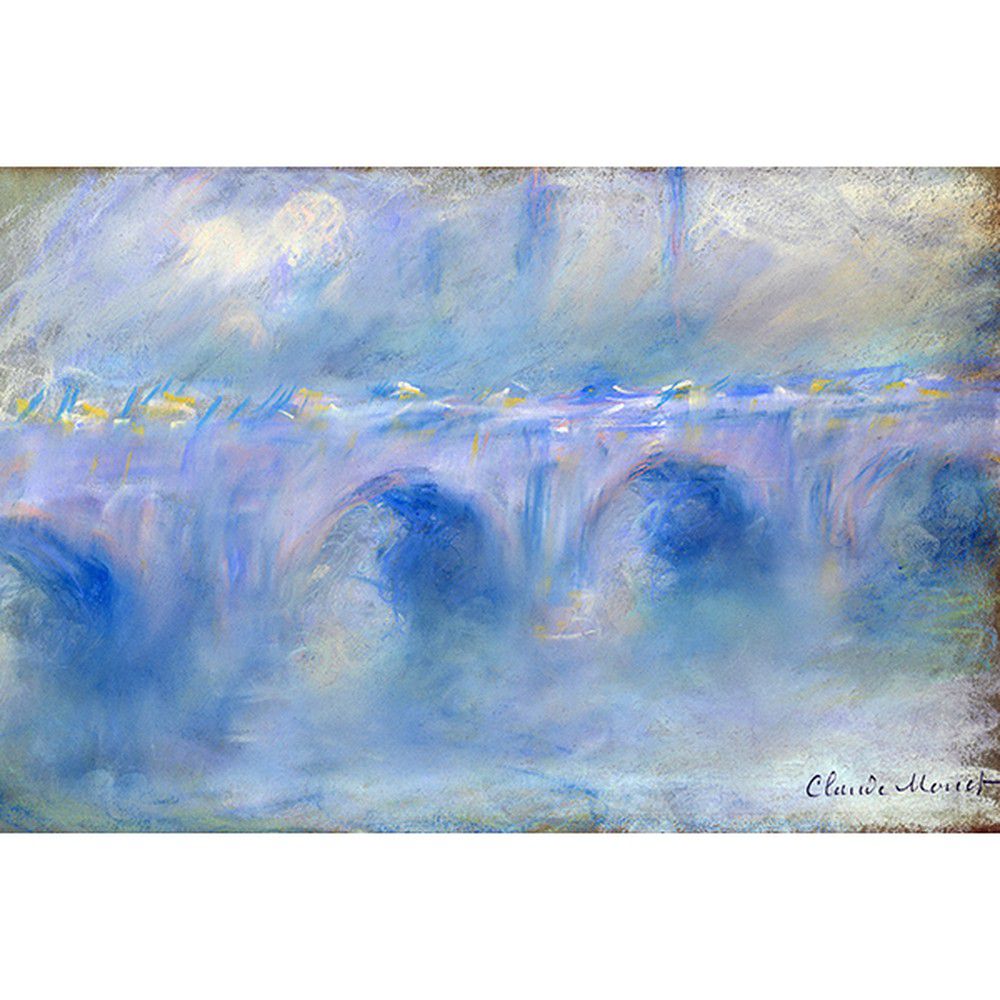 Reprodukce obrazu Claude Monet - Le Pont de Waterloo, 90 x 60 cm - Bonami.cz