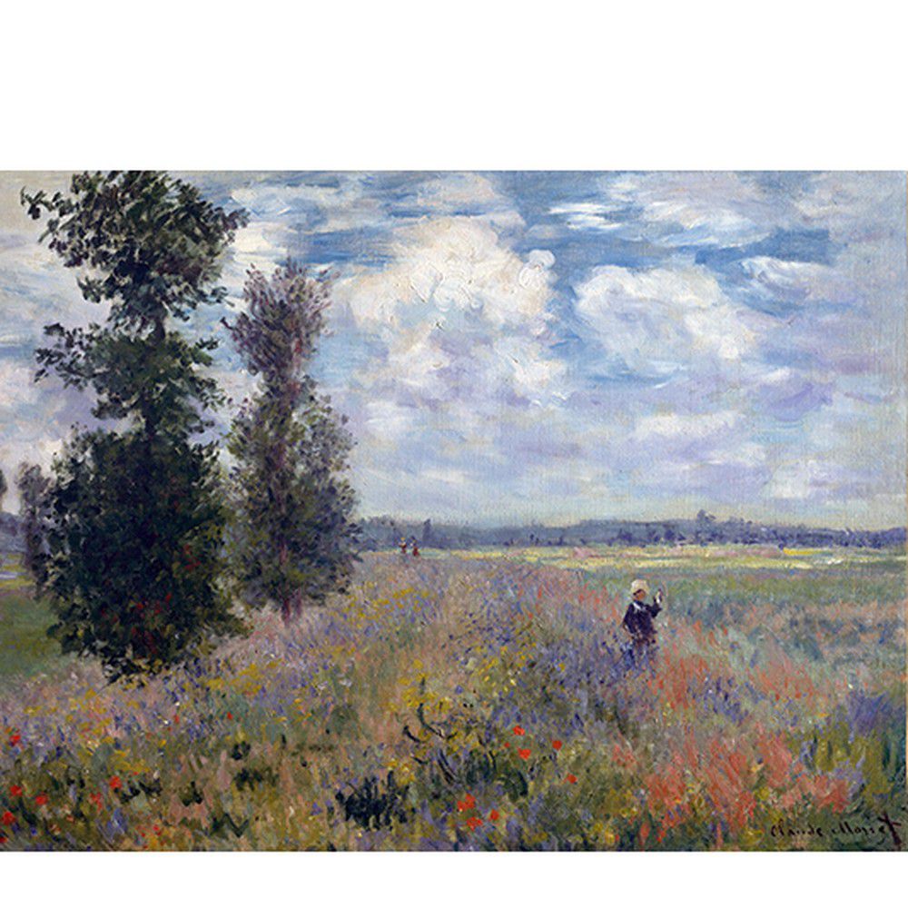 Reprodukce obrazu Claude Monet - Poppy Fields near Argenteuil, 40 x 30 cm - Bonami.cz