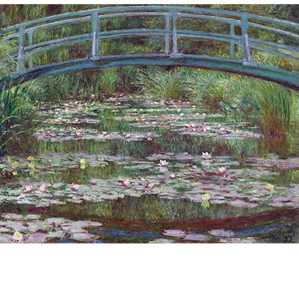 Reprodukce obrazu Claude Monet - The Japanese Footbridge, 50 x 40 cm - Bonami.cz