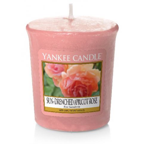 Yankee Candle vonná votivní svíčka Sun-Drenched Apricot Rose - Different.cz