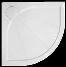 Sprchová vanička čtvrtkruhová SAT 80x80 cm litý mramor SIKOLIMCC80S - Siko - koupelny - kuchyně