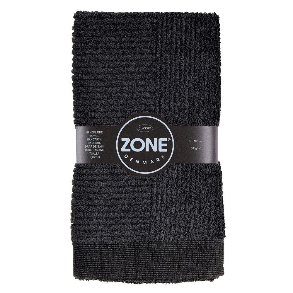 Černý ručník Zone Classic, 50 x 100 cm - Bonami.cz