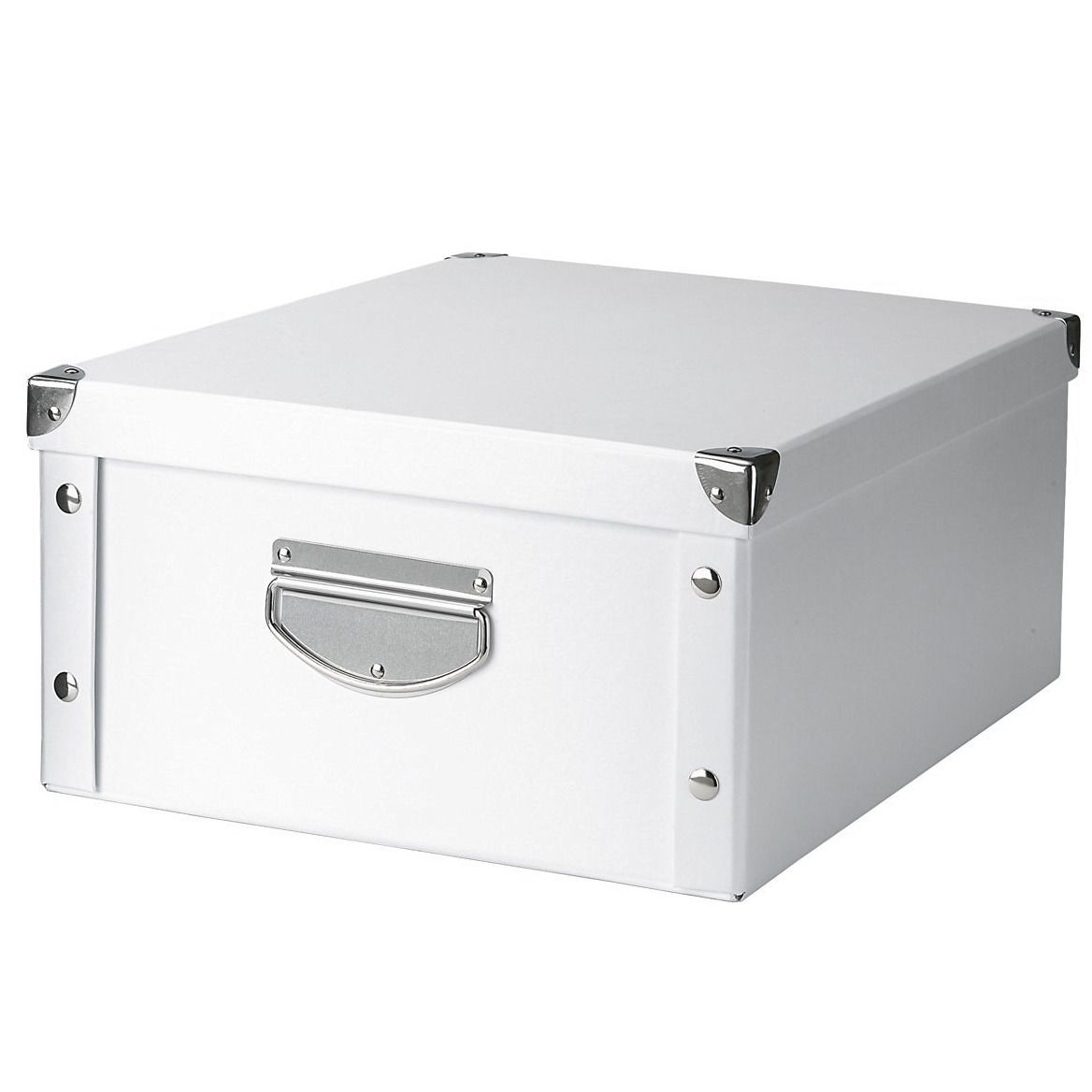 Box pro skladování, 40x33x17 cm, barva bílá, ZELLER - EMAKO.CZ s.r.o.