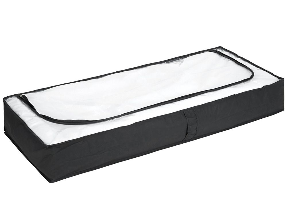 Černý úložný box pod postel Wenko, 105 x 45 cm - Bonami.cz