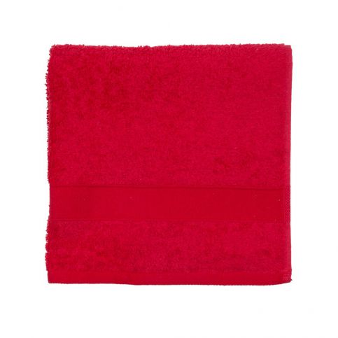 Červený froté ručník Walra Frottier, 50 x 100 cm - Bonami.cz