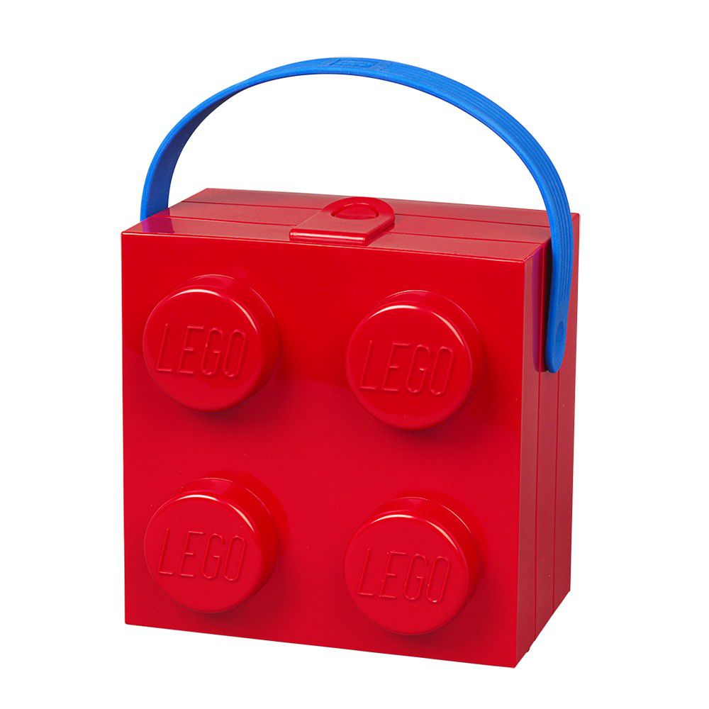 Červený úložný box s rukojetí LEGO® - Bonami.cz