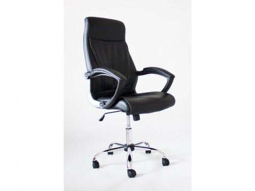 Kancelářská židle celočalouněná černá - ADK - M-byt