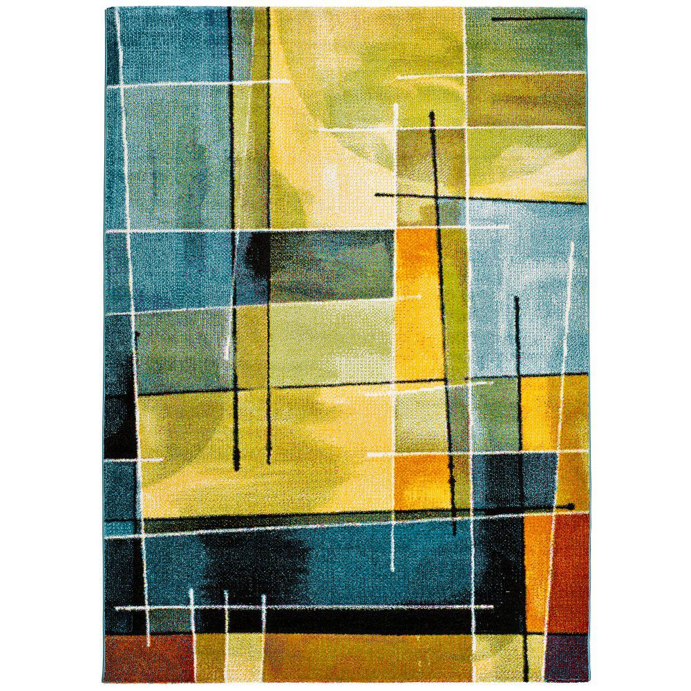 Modro-žlutý koberec Universal Lenny Multi, 120 x 170 cm - Bonami.cz