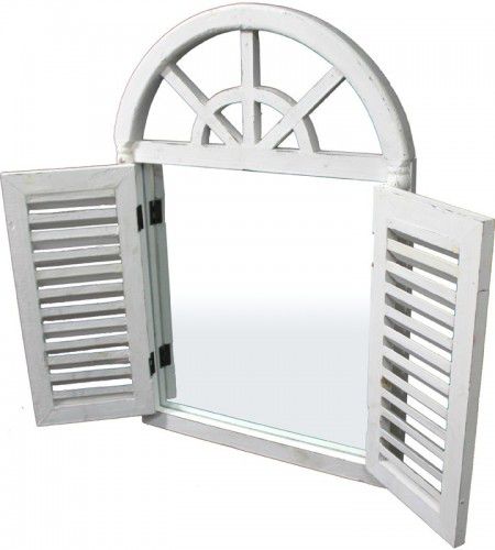 Závěsné zrcadlo s okenicí - GD - M-byt