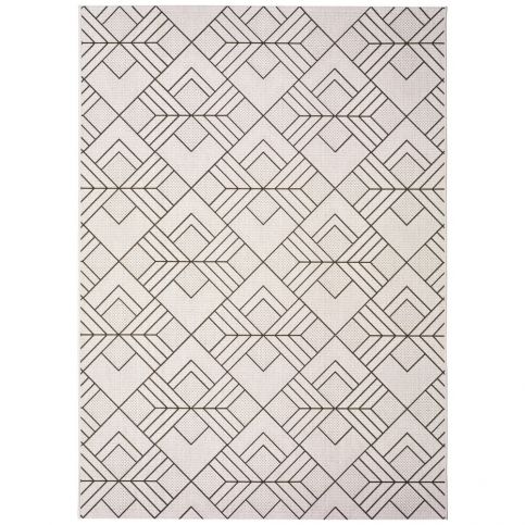 Bílobéžový venkovní koberec Universal Silvana Caretto, 80 x 150 cm Bonami.cz