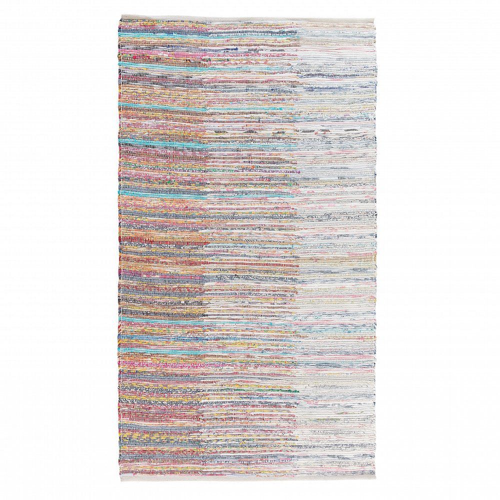 Barevný tkaný bavlněný koberec 80x150 cm MERSIN - Beliani.cz