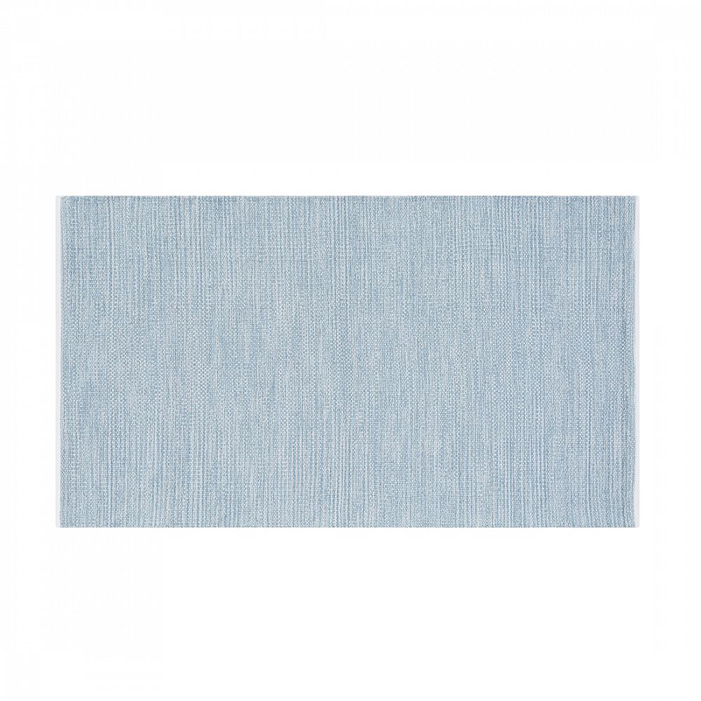 Světle modrý bavlněný koberec 80x150 cm DERINCE - Beliani.cz