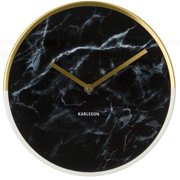 Designové nástěnné hodiny 5606BK Karlsson 30cm - FORLIVING
