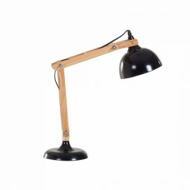Černá pracovní stolní lampa - SALADO