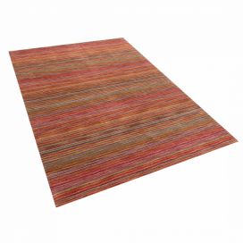 Beliani.cz: Veselý oranžový bavlněný koberec 160x230 cm - NIKSAR