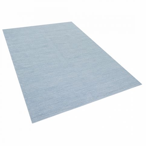 Světle modrý bavlněný koberec 160x230 cm DERINCE Beliani.cz